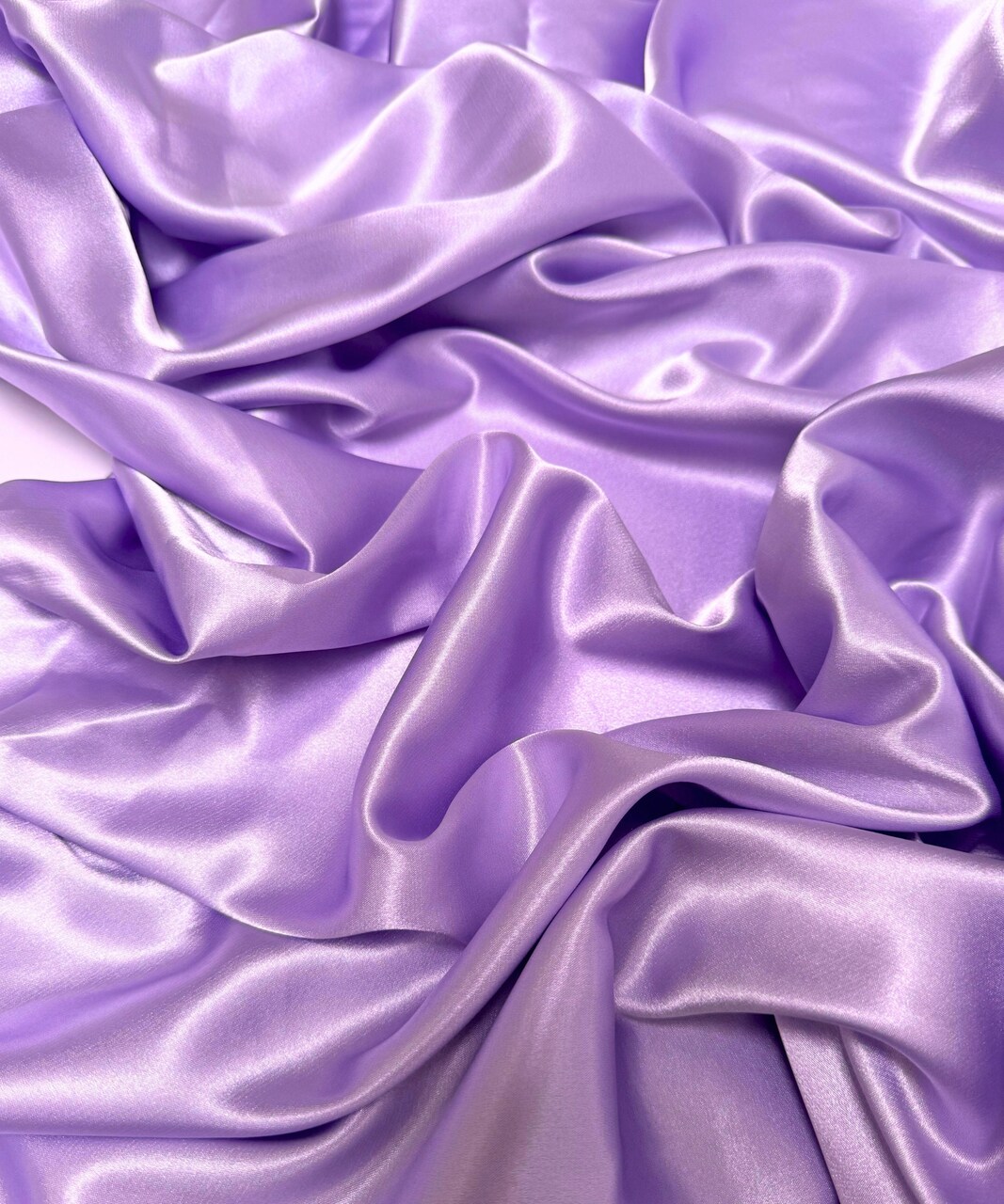 Lavender Stretch Charmeuse Satin Fabric by the Yard, 58" Wide Silky Lightweight Satin for Bridesmaid Dresses, Gowns, Lingerie